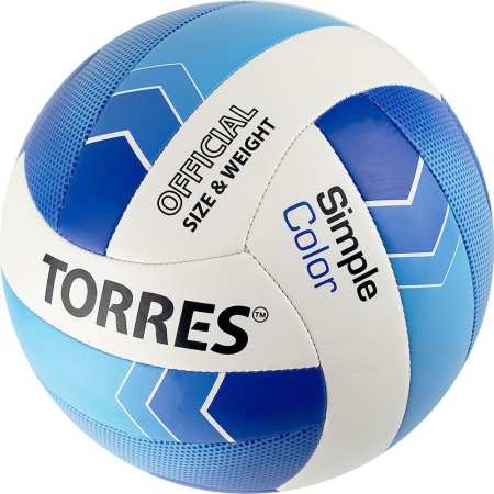 Купить Мяч волейбольный Torres Simple Color любительский р.5 в Рославле 